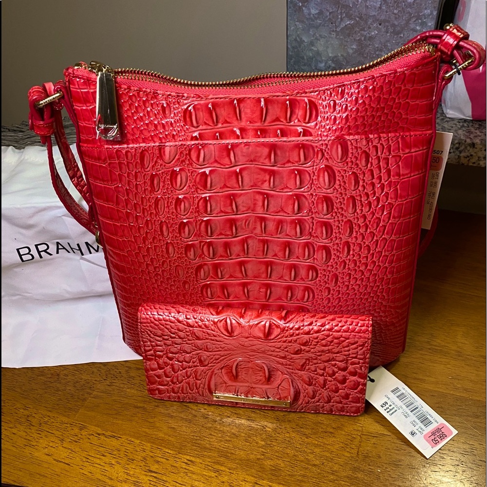 Brand new Brahmin Melbourne with matching wallet